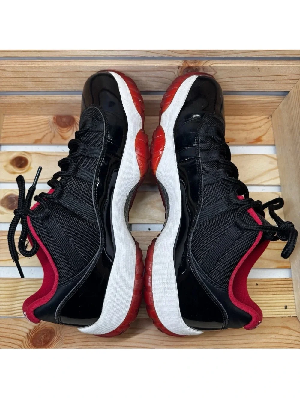 Air Jordan Retro 11 Low Bred 2015 Sneakers Shoes [528895-012] Men's Size 10.5